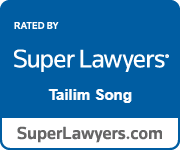 Rated by Super Lawyers | Tailim Song | superlawyers.com